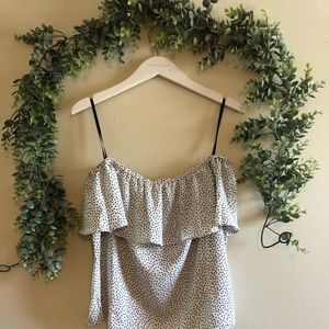 The Label off shoulder top